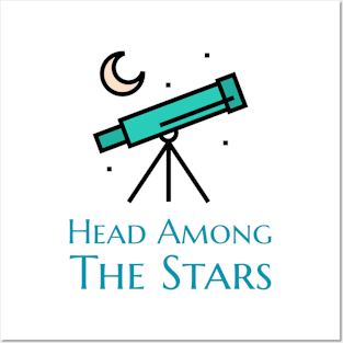 Head Among the Stars Posters and Art